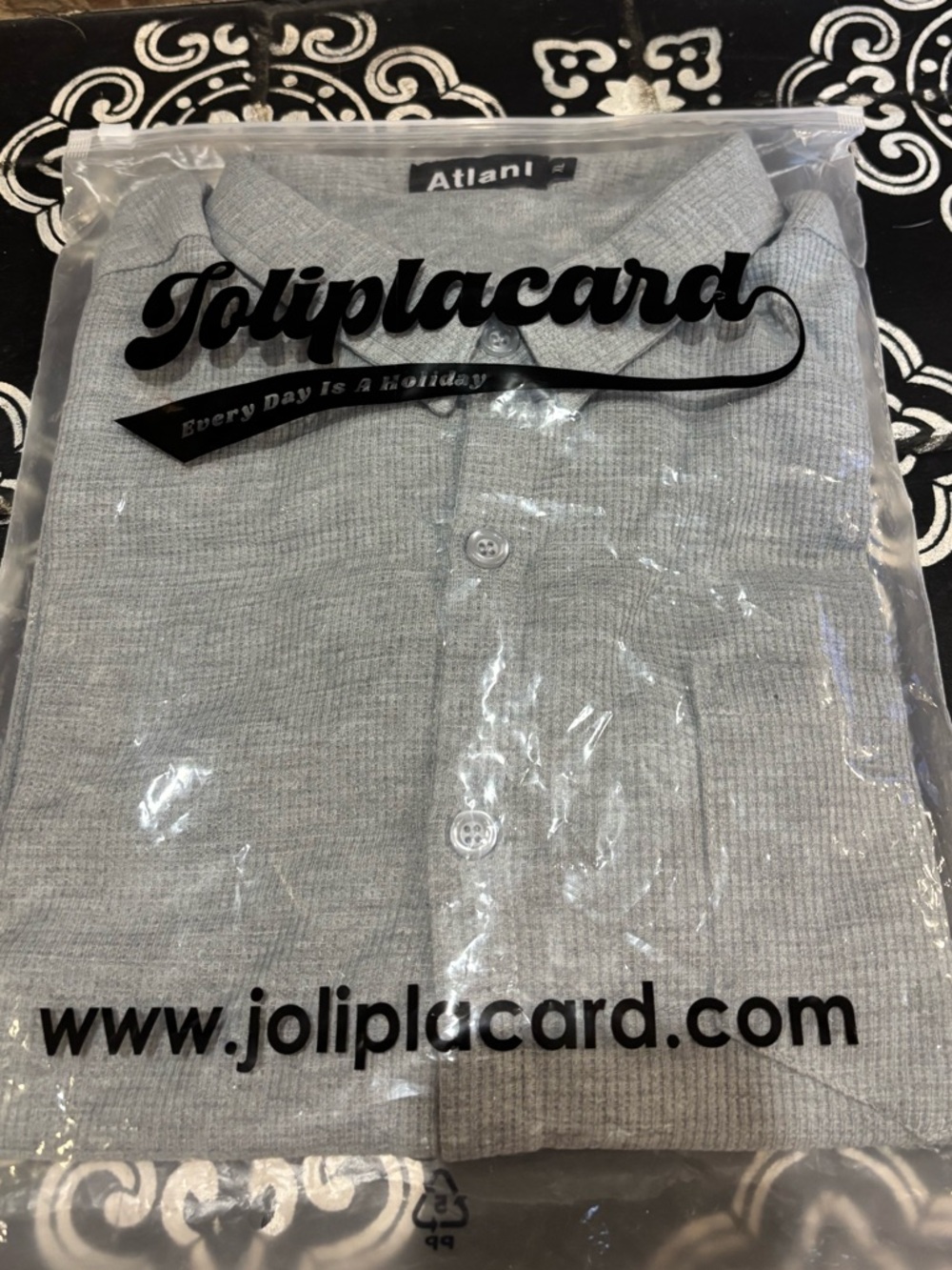 New Casual Waffle Button-Up Shirt
